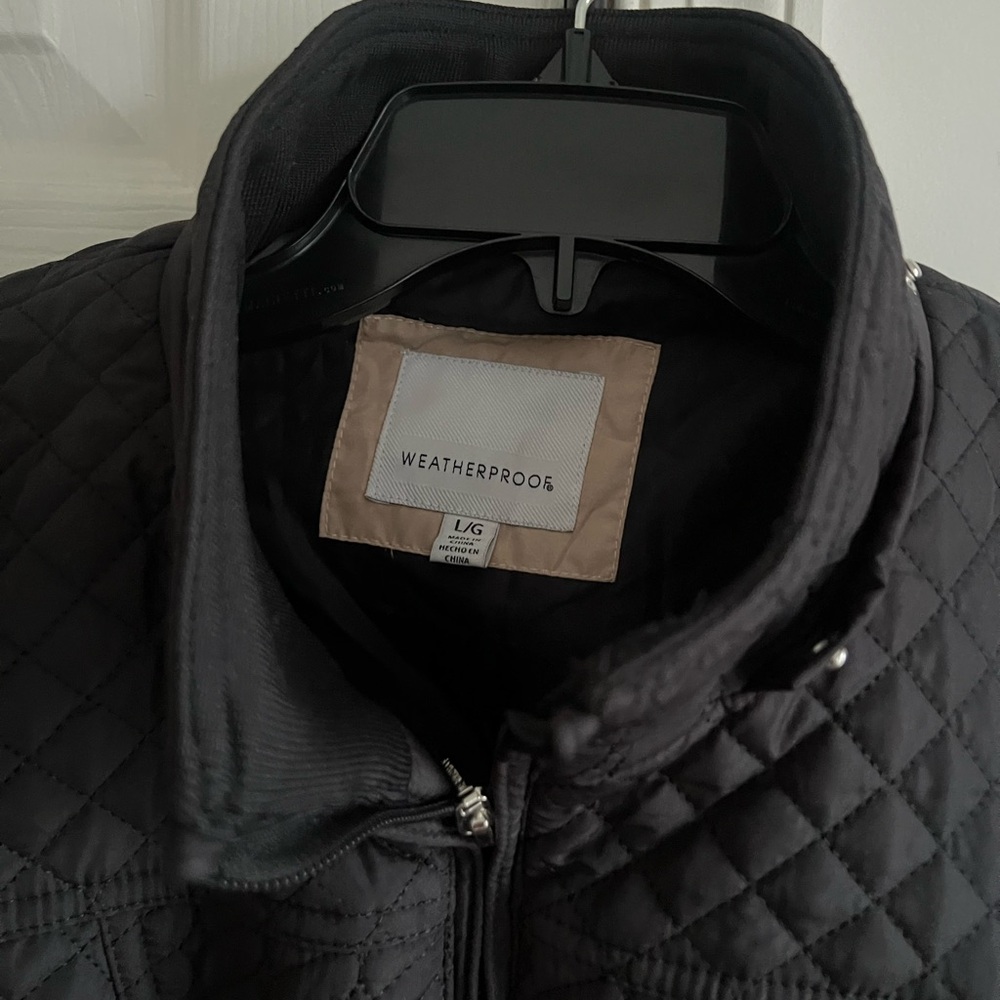 Black Quilted Jacket L - Picture 6 of 13